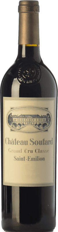61,95 € Envío gratis | Vino tinto Château Soutard Crianza A.O.C. Saint-Émilion Grand Cru Burdeos Francia Merlot, Cabernet Franc Botella 75 cl