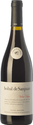 8,95 € Free Shipping | Red Wine Cherubino Valsangiacomo De Sanjuan Young D.O. Utiel-Requena Valencian Community Spain Bobal 75 cl