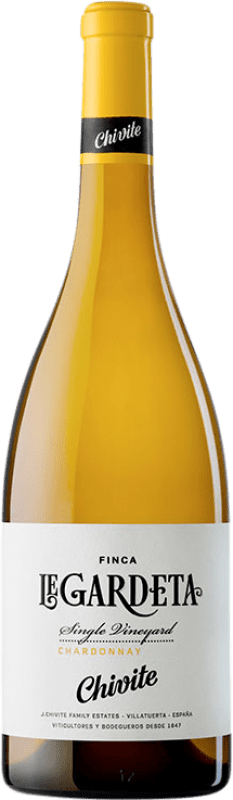 19,95 € Spedizione Gratuita | Vino Bianco Chivite Legardeta Finca de Villatuerta Crianza — Invecchiato in Botte D.O. Navarra Navarra Spagna Chardonnay Bottiglia 75 cl