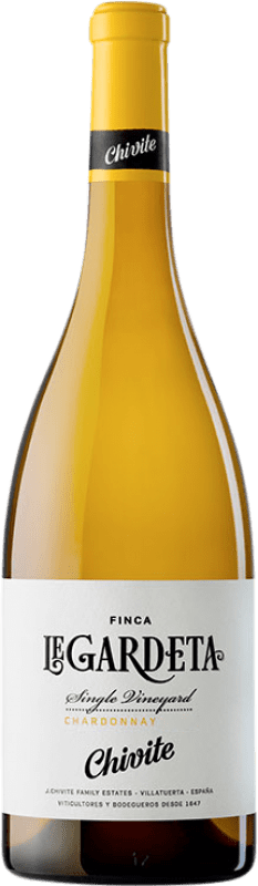 17,95 € Free Shipping | White wine Chivite Legardeta Finca de Villatuerta Aged D.O. Navarra Navarre Spain Chardonnay Bottle 75 cl