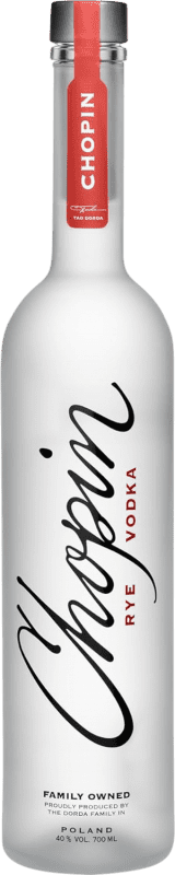 53,95 € Envío gratis | Vodka Chopin Rye Polonia Botella 70 cl