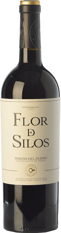 64,95 € Free Shipping | Red wine Cillar de Silos Flor de Silos Aged D.O. Ribera del Duero Castilla y León Spain Tempranillo Bottle 75 cl