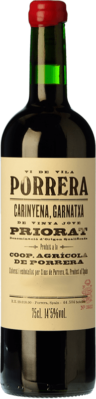 22,95 € Envio grátis | Vinho Tinto Finques Cims de Porrera Vino de Village — Vinho de Village Crianza D.O.Ca. Priorat Catalunha Espanha Garnacha — Grenache, Cariñena — Carignan 75 cl
