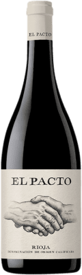 14,95 € Бесплатная доставка | Красное вино Hacienda López de Haro El Pacto старения D.O.Ca. Rioja Ла-Риоха Испания Tempranillo, Grenache бутылка 75 cl