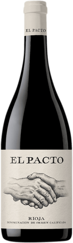14,95 € Бесплатная доставка | Красное вино Hacienda López de Haro El Pacto старения D.O.Ca. Rioja Ла-Риоха Испания Tempranillo, Grenache бутылка 75 cl