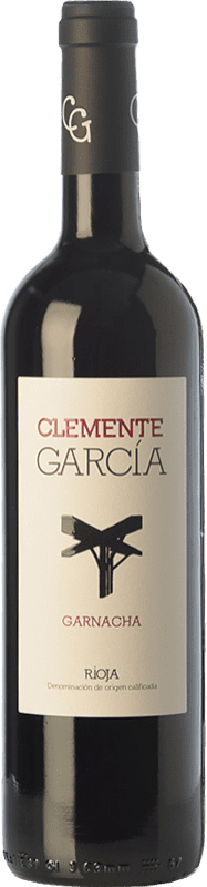 17,95 € Envio grátis | Vinho Tinto Clemente García Crianza D.O.Ca. Rioja La Rioja Espanha Garnacha — Grenache 75 cl