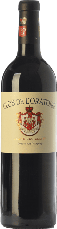 91,95 € Spedizione Gratuita | Vino Rosso Clos de l'Oratoire Grand Cru Crianza — Invecchiato in Botte A.O.C. Saint-Émilion bordò Francia Merlot, Cabernet Franc 75 cl