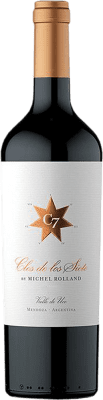 33,95 € Free Shipping | Red wine Clos de los Siete Aged I.G. Valle de Uco Uco Valley Argentina Merlot, Syrah, Cabernet Sauvignon, Cabernet Franc, Malbec, Petit Verdot Bottle 75 cl