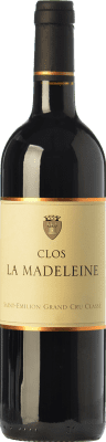 112,95 € Envío gratis | Vino Tinto Clos La Madeleine Grand Cru Crianza A.O.C. Saint-Émilion Burdeos Francia Merlot, Cabernet Franc Botella 75 cl