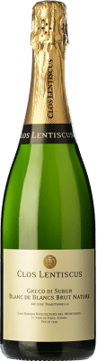 16,95 € 送料無料 | 白スパークリングワイン Clos Lentiscus Blanc de Blancs Clàssic ブルットの自然 予約 D.O. Penedès カタロニア スペイン Malvasía de Sitges ボトル 75 cl