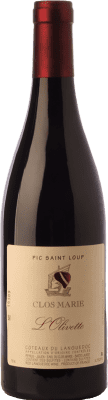 17,95 € Spedizione Gratuita | Vino rosso Clos Marie L'Olivette Crianza I.G.P. Vin de Pays Languedoc Languedoc Francia Grenache, Cinsault Bottiglia 75 cl