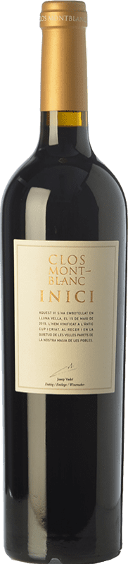 23,95 € Free Shipping | Red wine Clos Montblanc Inici Reserve Spain Grenache, Cabernet Sauvignon Bottle 75 cl