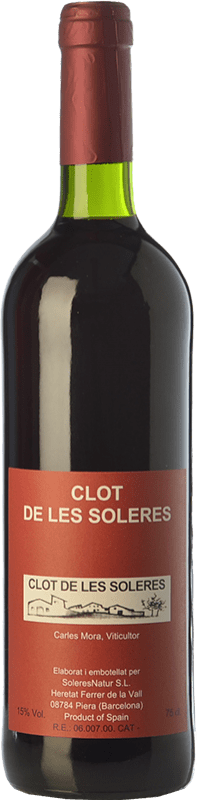 12,95 € 免费送货 | 红酒 Clot de les Soleres 岁 D.O. Penedès 加泰罗尼亚 西班牙 Cabernet Sauvignon 瓶子 75 cl