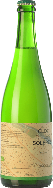 19,95 € Spedizione Gratuita | Vino bianco Clot de les Soleres Macabeu D.O. Penedès Catalogna Spagna Macabeo Bottiglia 75 cl