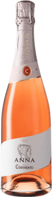 14,95 € Kostenloser Versand | Rosé Sekt Codorníu Anna Rosé Brut D.O. Cava Katalonien Spanien Spätburgunder, Chardonnay Flasche 75 cl