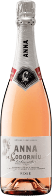 14,95 € 免费送货 | 桃红起泡酒 Codorníu Anna Brut — 起泡酒 干型 Rosé — 桃红葡萄酒 D.O. Cava 加泰罗尼亚 西班牙 Pinot Noir — 黑皮诺, Chardonnay — 莎当妮 75 cl