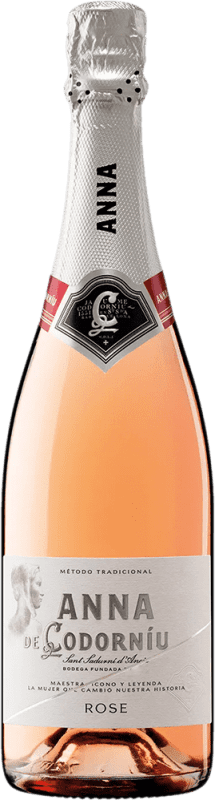 13,95 € 免费送货 | 玫瑰气泡酒 Codorníu Anna Rosé 香槟 D.O. Cava 加泰罗尼亚 西班牙 Pinot Black, Chardonnay 瓶子 75 cl