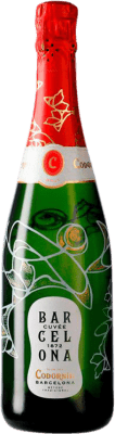 10,95 € Envio grátis | Espumante Branco Codorníu 1872 Cuvée Jovem D.O. Cava Catalunha Espanha Macabeo, Xarel·lo, Parellada 75 cl