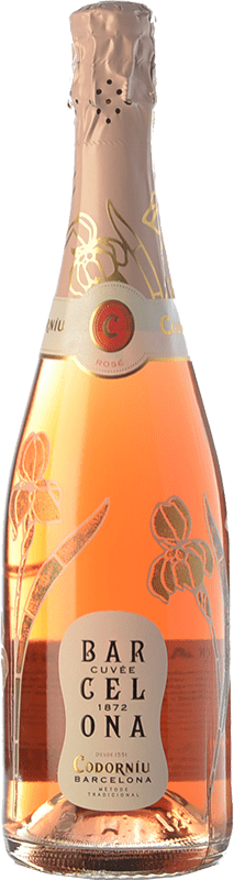 10,95 € Kostenloser Versand | Rosé Sekt Codorníu 1872 Cuvée, Rosé D.O. Cava Katalonien Spanien Garnacha — Grenache, Pinot Noir — Spätburgunder, Trepat Flasche 75 cl