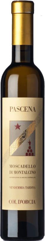 27,95 € 送料無料 | 甘口ワイン Col d'Orcia Pascena D.O.C. Moscadello di Montalcino トスカーナ イタリア Moscato — モスカート Eco — エコ ビオ オーガニック ハーフボトル 37 cl