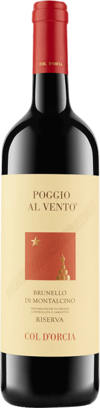 147,95 € Бесплатная доставка | Красное вино Col d'Orcia Poggio al Vento D.O.C.G. Brunello di Montalcino Тоскана Италия Sangiovese бутылка 75 cl