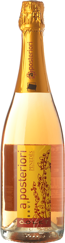 10,95 € 免费送货 | 白起泡酒 Colet A Posteriori 香槟 预订 D.O. Penedès 加泰罗尼亚 西班牙 Merlot 瓶子 75 cl