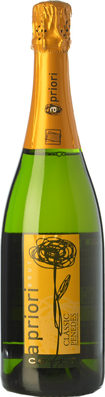 16,95 € 免费送货 | 白起泡酒 Colet A Priori 香槟 预订 D.O. Penedès 加泰罗尼亚 西班牙 Macabeo, Chardonnay, Gewürztraminer, Riesling, Muscat 瓶子 75 cl
