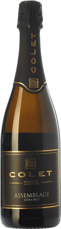 35,95 € Envoi gratuit | Blanc mousseux Colet Assemblage Extra- Brut Réserve D.O. Penedès Catalogne Espagne Pinot Noir, Chardonnay Bouteille 75 cl