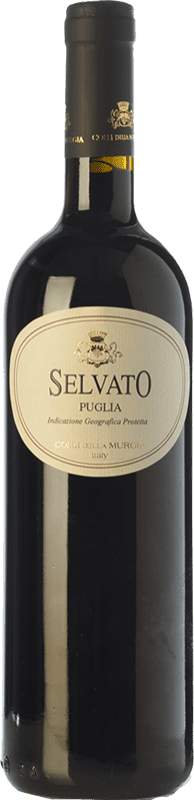 11,95 € Бесплатная доставка | Красное вино Colli della Murgia Selvato I.G.T. Puglia Апулия Италия Primitivo, Aglianico бутылка 75 cl