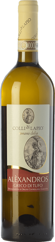14,95 € Envio grátis | Vinho branco Colli di Lapio Alèxandros D.O.C.G. Greco di Tufo  Campania Itália Greco Garrafa 75 cl