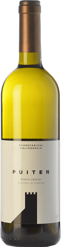 25,95 € Envío gratis | Vino Blanco Colterenzio Pinot Grigio Puiten D.O.C. Alto Adige Trentino-Alto Adige Italia Pinot Gris Botella 75 cl