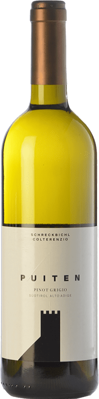 16,95 € Free Shipping | White wine Colterenzio Pinot Grigio Puiten D.O.C. Alto Adige Trentino-Alto Adige Italy Pinot Grey Bottle 75 cl