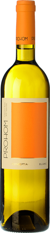 9,95 € Free Shipping | White wine Coma d'en Bonet Prohom Blanc D.O. Terra Alta Catalonia Spain Grenache White, Viognier Bottle 75 cl