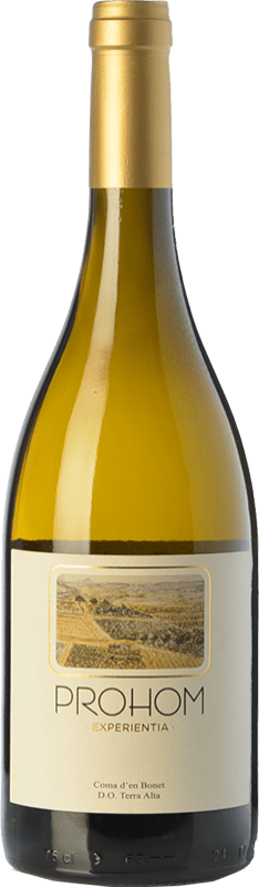 15,95 € Free Shipping | White wine Coma d'en Bonet Prohom Experientia Blanc Aged D.O. Terra Alta Catalonia Spain Grenache White, Viognier Bottle 75 cl