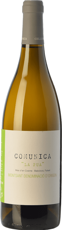 18,95 € Free Shipping | White wine Comunica La Pua D.O. Montsant Catalonia Spain Grenache, Grenache White Bottle 75 cl