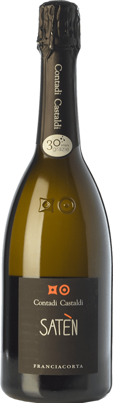 34,95 € Envoi gratuit | Vin Mousseux Blanc Contadi Castaldi Satèn D.O.C.G. Franciacorta Lombardia Italie Chardonnay Bouteille 75 cl