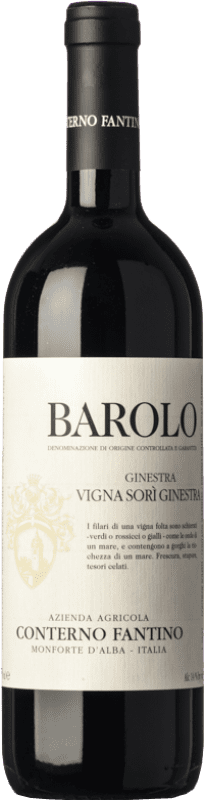 89,95 € Spedizione Gratuita | Vino rosso Conterno Fantino Sorì Ginestra D.O.C.G. Barolo Piemonte Italia Nebbiolo Bottiglia 75 cl