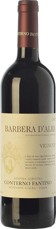 22,95 € Бесплатная доставка | Красное вино Conterno Fantino Vignota D.O.C. Barbera d'Alba Пьемонте Италия Barbera бутылка 75 cl