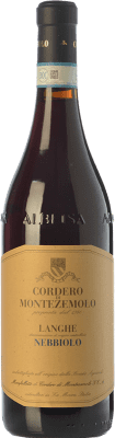 29,95 € Envio grátis | Vinho tinto Cordero di Montezemolo D.O.C. Langhe Piemonte Itália Nebbiolo Garrafa 75 cl
