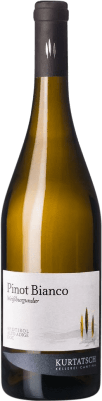 15,95 € Kostenloser Versand | Weißwein Cortaccia D.O.C. Alto Adige Trentino-Südtirol Italien Pinot Blanc — Weißburgunder Flasche 75 cl