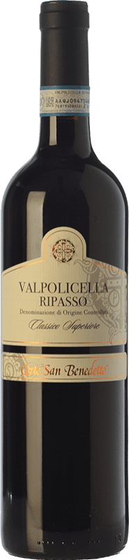 19,95 € Envoi gratuit | Vin rouge Corte San Benedetto Superiore D.O.C. Valpolicella Ripasso Vénétie Italie Corvina, Rondinella, Corvinone Bouteille 75 cl