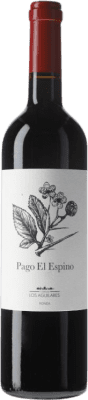 27,95 € Free Shipping | Red wine Los Aguilares Pago El Espino Aged D.O. Sierras de Málaga Andalusia Spain Tempranillo, Merlot, Petit Verdot Bottle 75 cl
