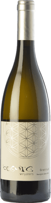 21,95 € Envío gratis | Vino blanco Còsmic Gratitud Crianza España Sauvignon Blanca Botella 75 cl