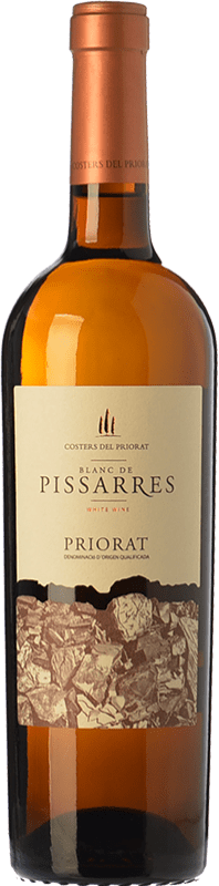 17,95 € Envio grátis | Vinho branco Costers del Priorat Blanc de Pissarres Crianza D.O.Ca. Priorat Catalunha Espanha Macabeo Garrafa 75 cl
