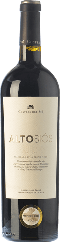 16,95 € Free Shipping | Red wine Costers del Sió Alto Siós Aged D.O. Costers del Segre Catalonia Spain Tempranillo, Syrah, Grenache Bottle 75 cl