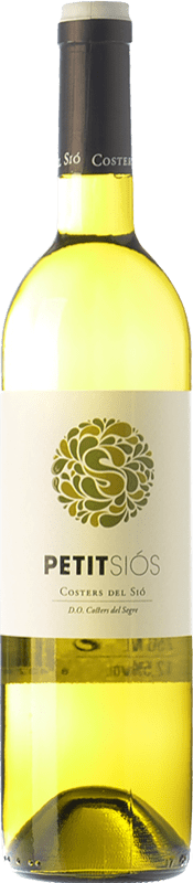 9,95 € Envío gratis | Vino Blanco Costers del Sió Petit Siós D.O. Costers del Segre Cataluña España Chardonnay, Sauvignon, Moscatel Botella 75 cl