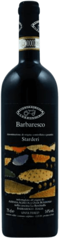 64,95 € Spedizione Gratuita | Vino rosso Olek Bondonio Starderi D.O.C.G. Barbaresco Piemonte Italia Nebbiolo Bottiglia 75 cl
