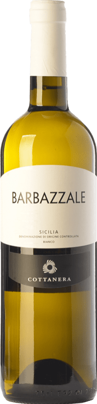 12,95 € 免费送货 | 白酒 Cottanera Barbazzale Bianco D.O.C. Etna 西西里岛 意大利 Viognier, Catarratto 瓶子 75 cl