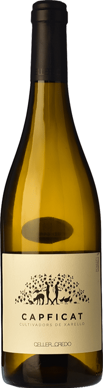27,95 € Бесплатная доставка | Белое вино Credo Capficat старения D.O. Penedès Каталония Испания Xarel·lo бутылка 75 cl