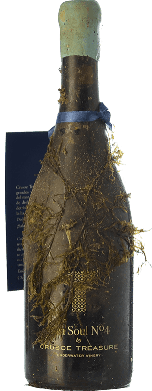 72,95 € Бесплатная доставка | Красное вино Crusoe Treasure Sea Soul Nº 4 Submarino старения Испания Syrah бутылка 75 cl
